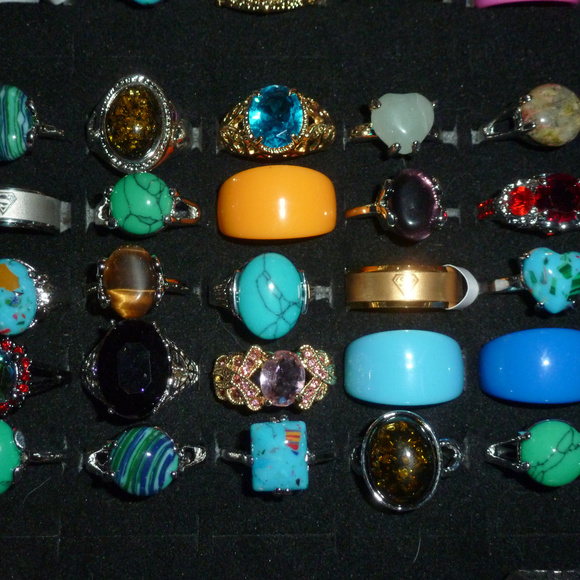 Rings - 4 for $20 - Random Pick- Gemstone Jewelry